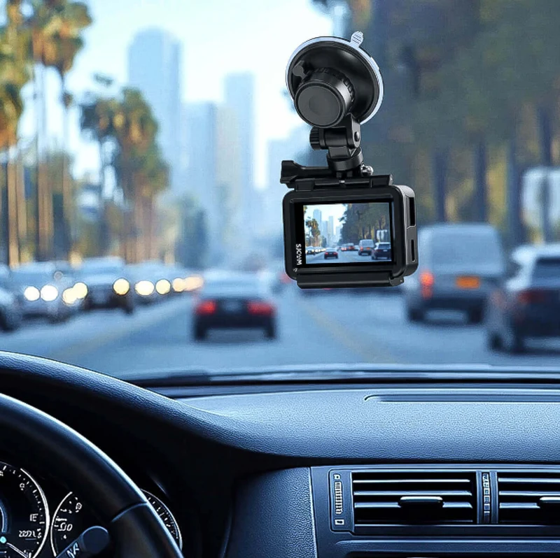 Car Charger with a Suction Cup