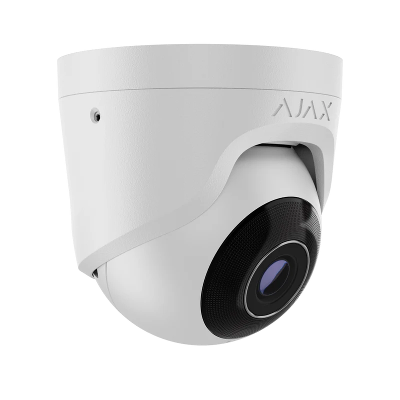 Ajax TurretCam HL 5MP Outdoor Turret Camera | 4mm, Wit