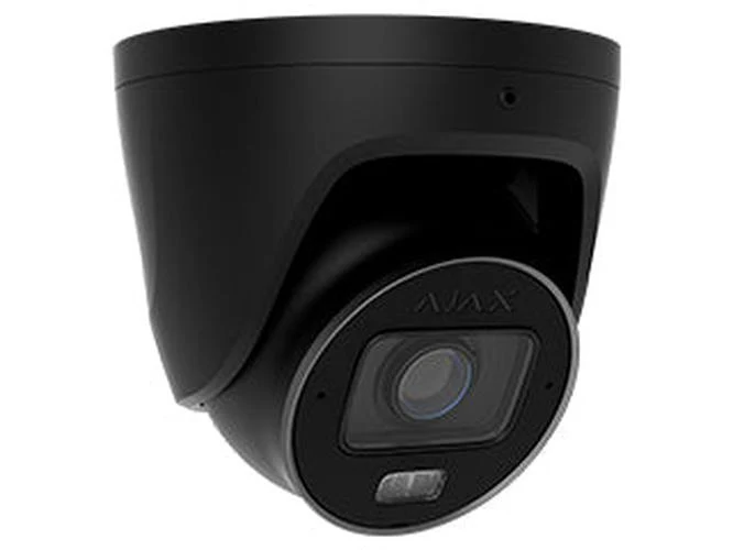 Ajax TurretCam HLVF 5MP Outdoor Turret Camera Zwart
