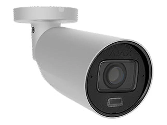Ajax BulletCam HLVF 8MP Outdoor Bullet Camera | 2,8-8mm Varifocale Lens | Wit
