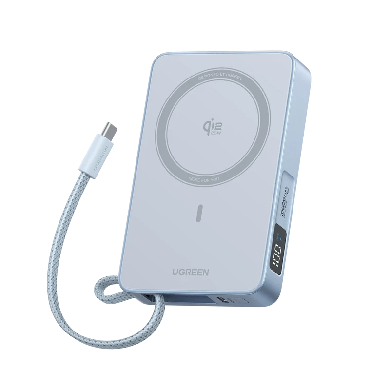 UGREEN MagFlow Magnetic Wireless Power Bank 10000mAh Qi2 25W
