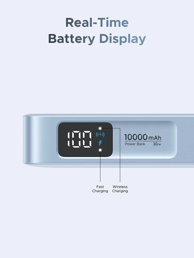 UGREEN MagFlow Magnetic Wireless Power Bank 10000mAh Qi2 25W