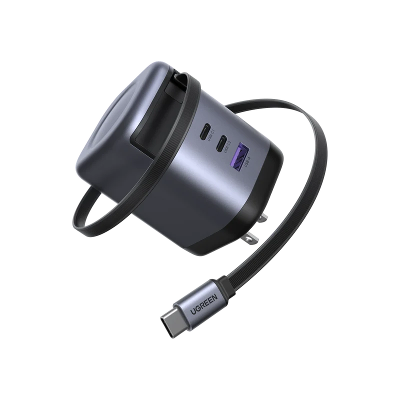 UGREEN Nexode 100W Charger with Retractable USB-C Cable