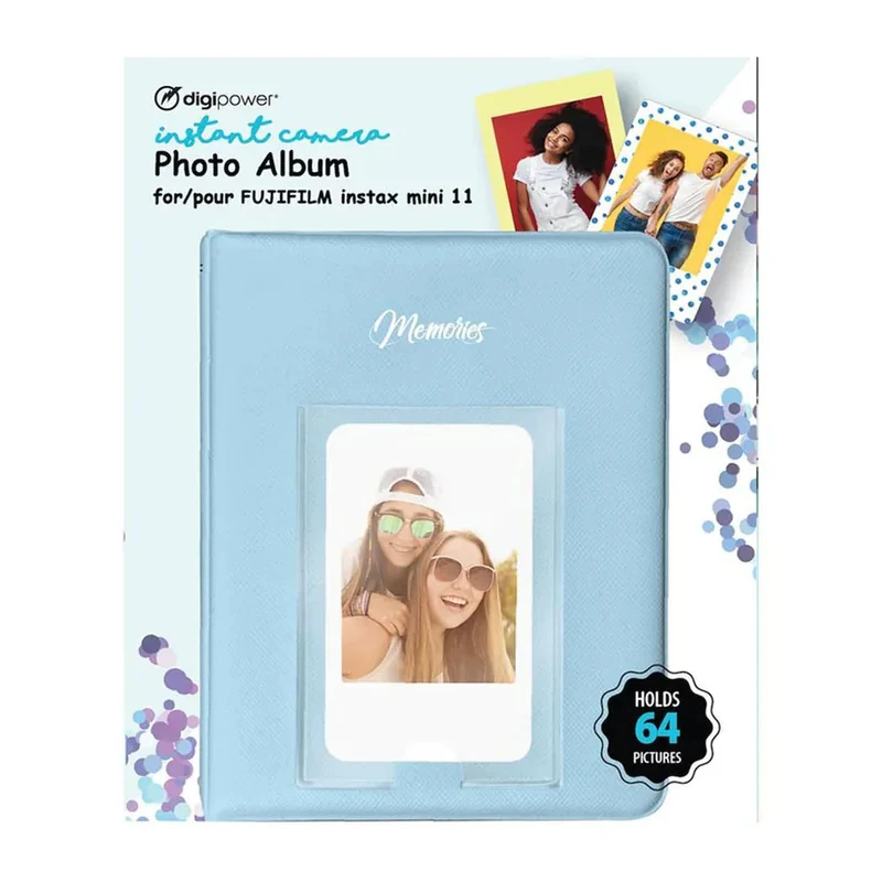 Album 64 Photos pour Instax Mini (Bleu)