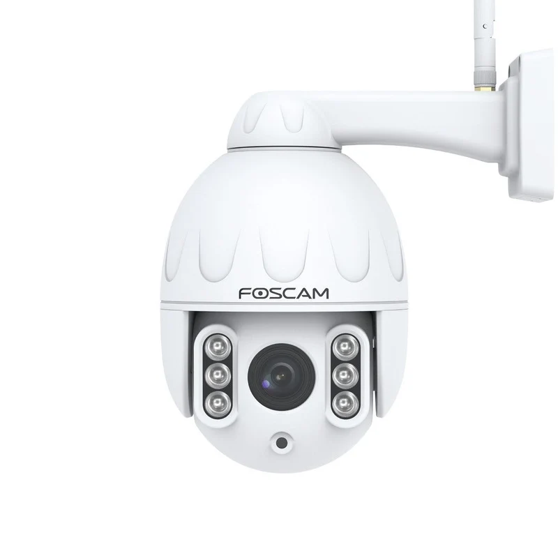 Foscam SD4 | 4MP WiFi PTZ Camera | 4x Optische Zoom | 355° Pan + 90° Tilt | IR Nachtzicht 20m | Dual-band WiFi | IP66 | ONVIF | Wit