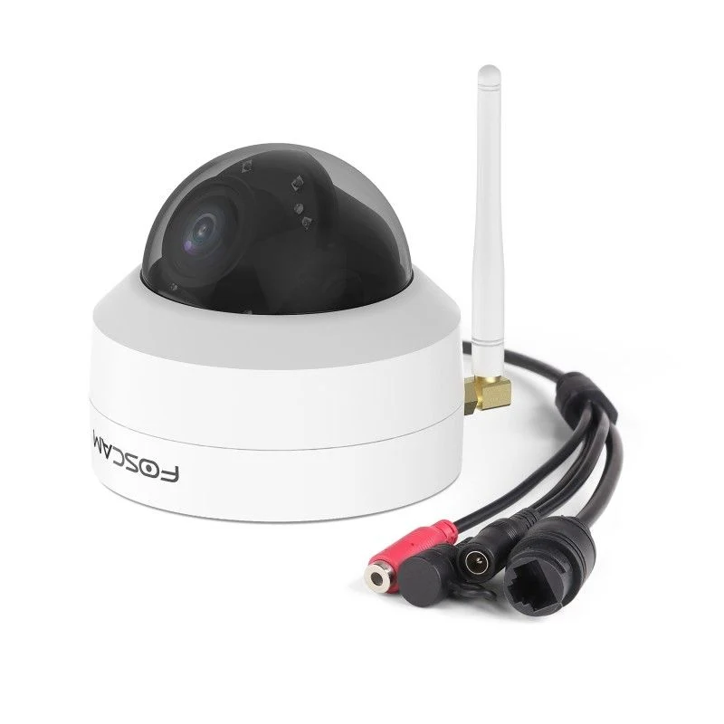 Foscam D4Z | 4MP WiFi PTZ Dome Camera | 4x Optische Zoom | 355° Pan + 90° Tilt | IR Nachtzicht 20m | WiFi 2.4GHz | Plug & Play | IP66 | ONVIF | Wit