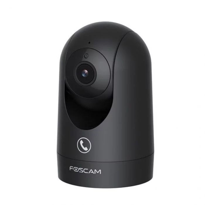 Foscam R8M | 8MP 4K WiFi Indoor PTZ Camera | 355° Pan + 90° Tilt | 2.8mm Vast | 108° | IR Nachtzicht 8m | AI Bewegingsdetectie | Dual-band WiFi | SD 256GB | Zwart