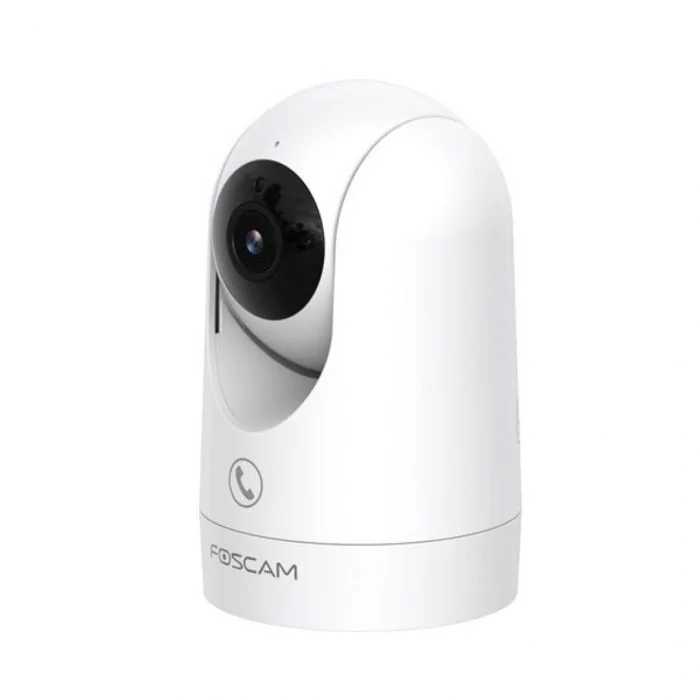 Foscam R8M | 8MP 4K WiFi Indoor PTZ Camera | 355° Pan + 90° Tilt | 2.8mm Vast | 108° | IR Nachtzicht 8m | AI Bewegingsdetectie | Dual-band WiFi | SD 256GB | Wit
