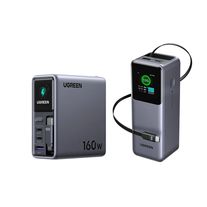 UGREEN 160W Charger + 165W Power Bank Bundle