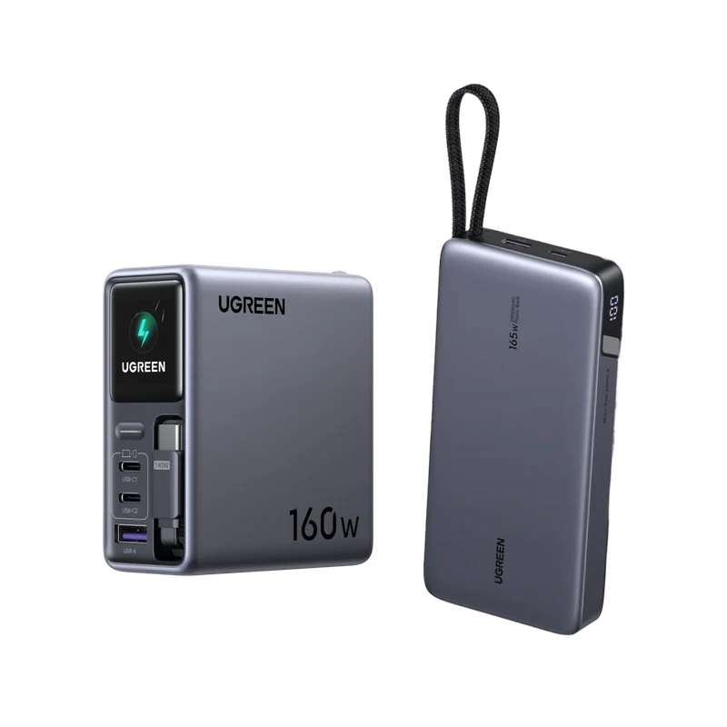 UGREEN 160W Charger + 165W Power Bank Bundle
