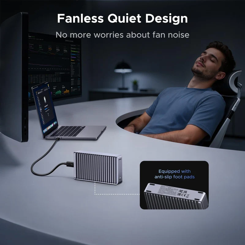 UGREEN 80Gbps Thunderbolt 5 M.2 NVMe SSD Enclosure