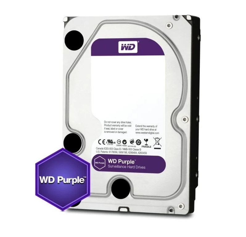 Western Digital Purple 8TB – Surveillance HDD voor NVR en DVR
