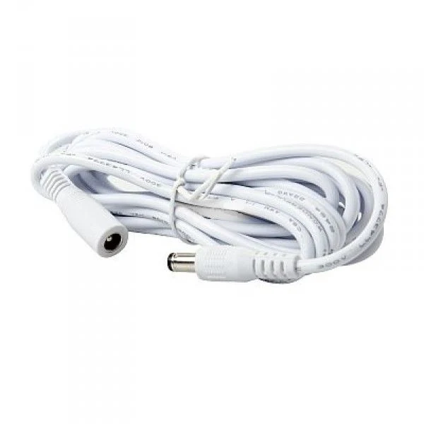 Verlengkabel 12V 5m wit