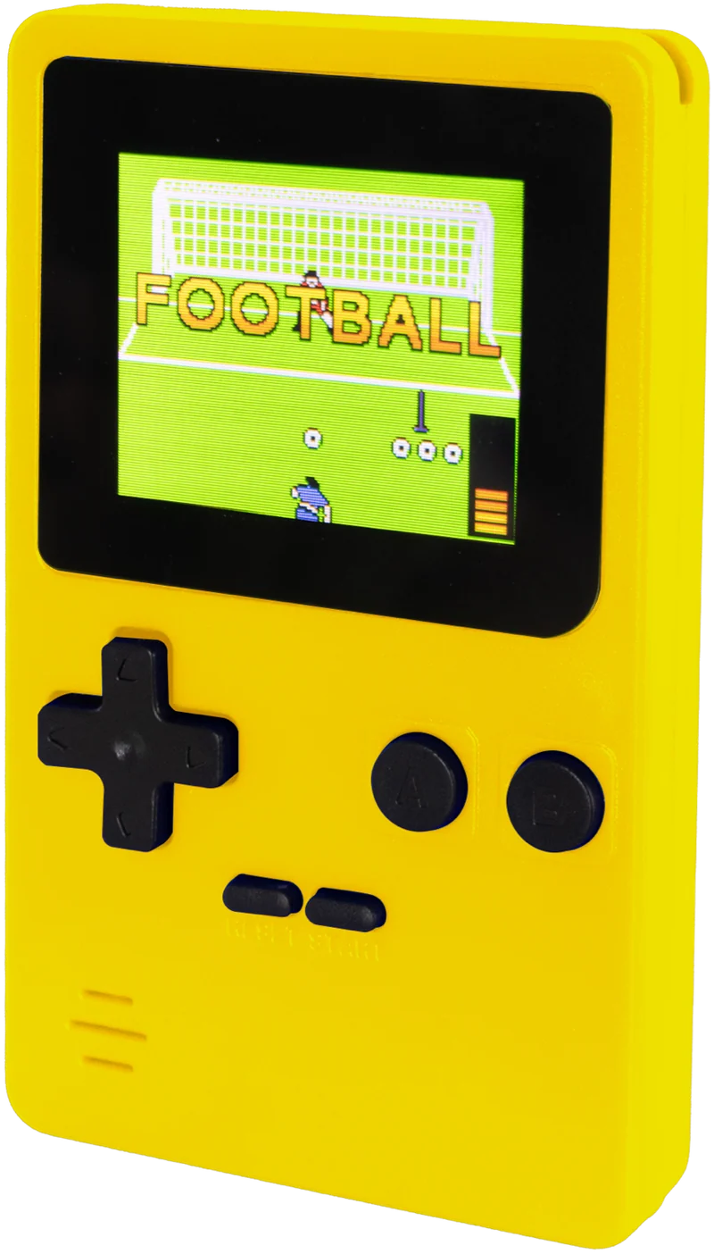 Techxtras 152-in-1 Retro Hand-Held Games Console (Yellow)