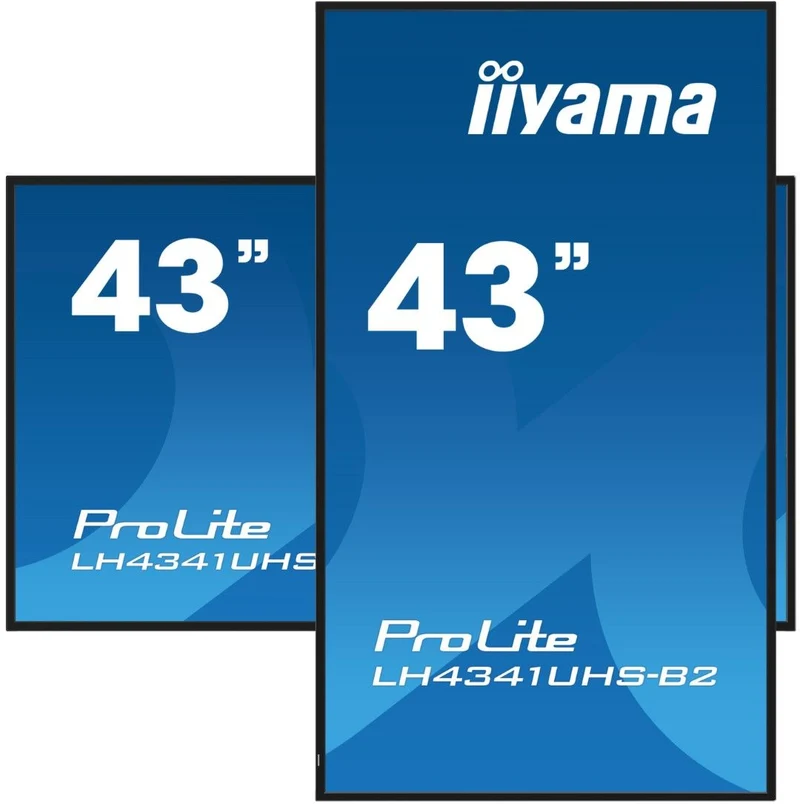 Iiyama ProLite LH4341UHS-B2 – 43" 4K UHD Professional Display voor Beveiligingssystemen
