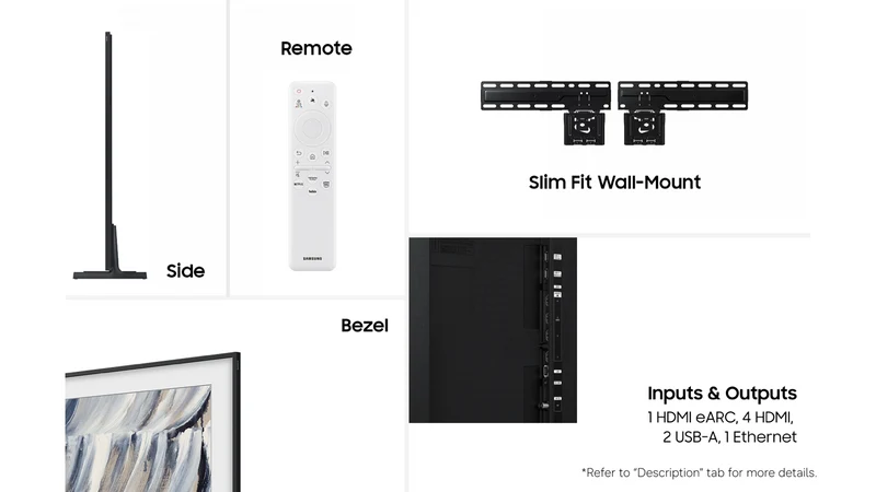 Samsung 55" LS03H The Frame QLED 4K Smart TV 2026