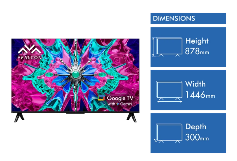 FFALCON 65" U65A 4K LED Google TV 2026