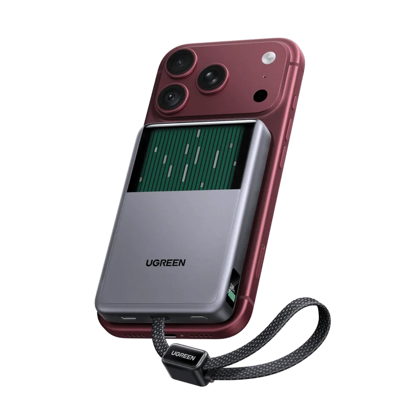 UGREEN MagFlow Pro 10000mAh Qi2 25W Magnetic Power Bank with Liquid Cooling