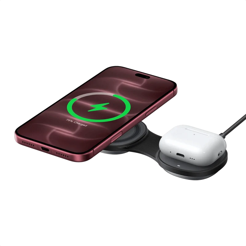 UGREEN MagFlow Qi2 25W 2-in-1 Foldable Wireless Charger