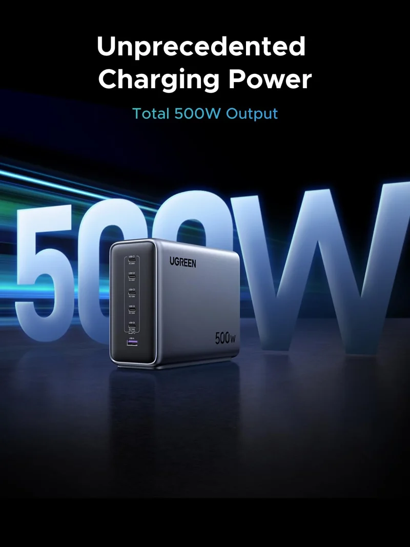 UGREEN Nexode 500W 6-Port Desktop Charger