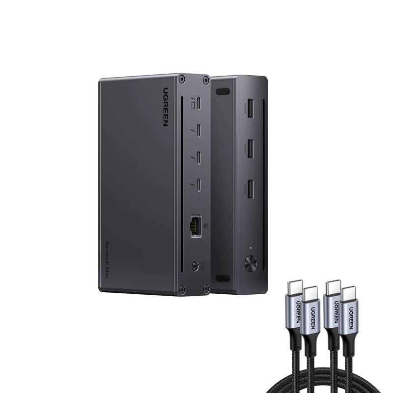 8-in-1 Thunderbolt Docking Station + USB-C Cable