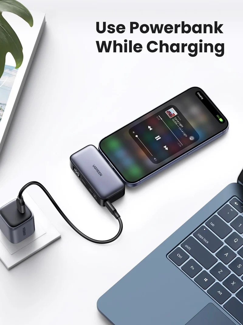 UGREEN Mini 2-Port Power Bank 5000mAh 22.5W