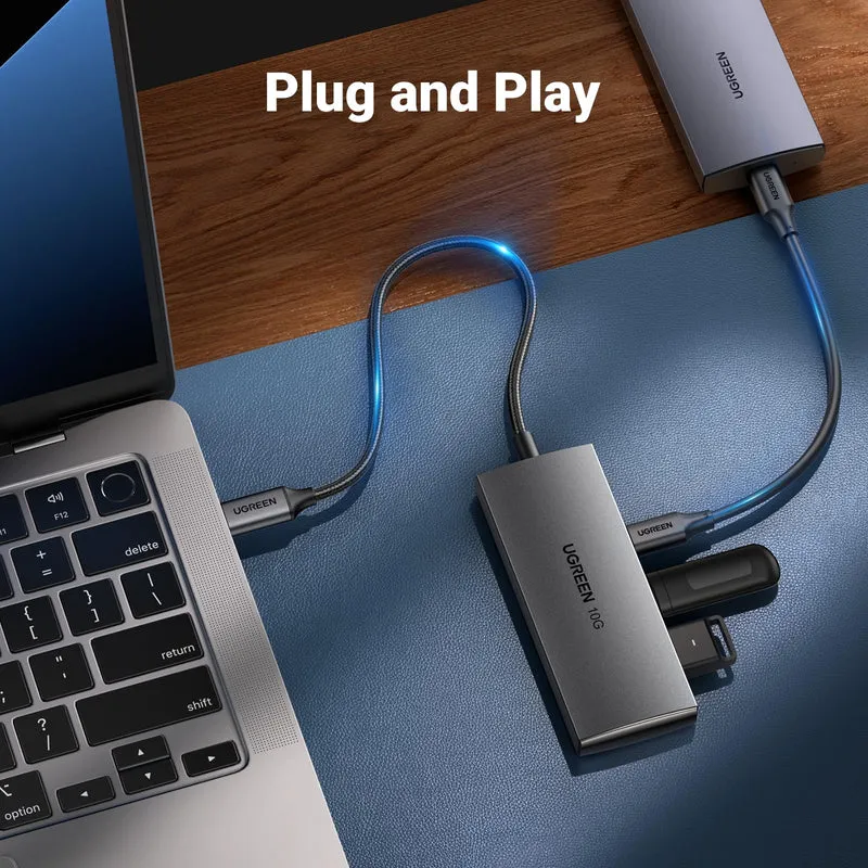 UGREEN USB C Hub 10Gbps, 4 Ports USB 3.2 Adapter