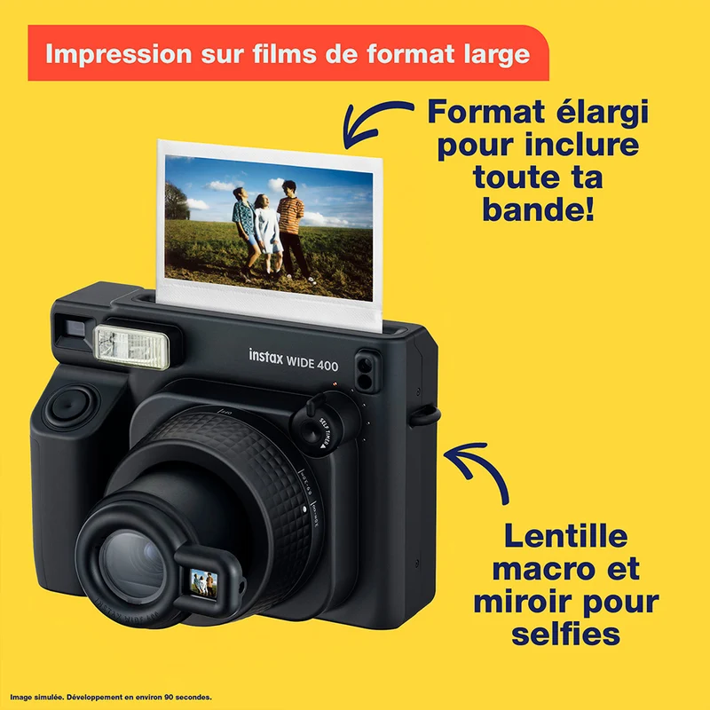 Instax Wide 400 (Noir)