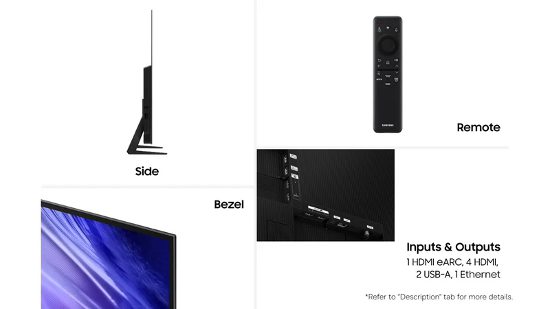 Samsung 83" OLED S85H 4K Smart AI TV 2026