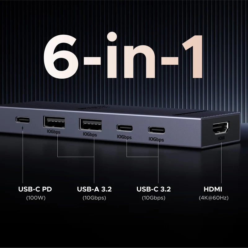 UGREEN Revodok Pro 106 4K@60Hz 10Gbps USB-C Hub