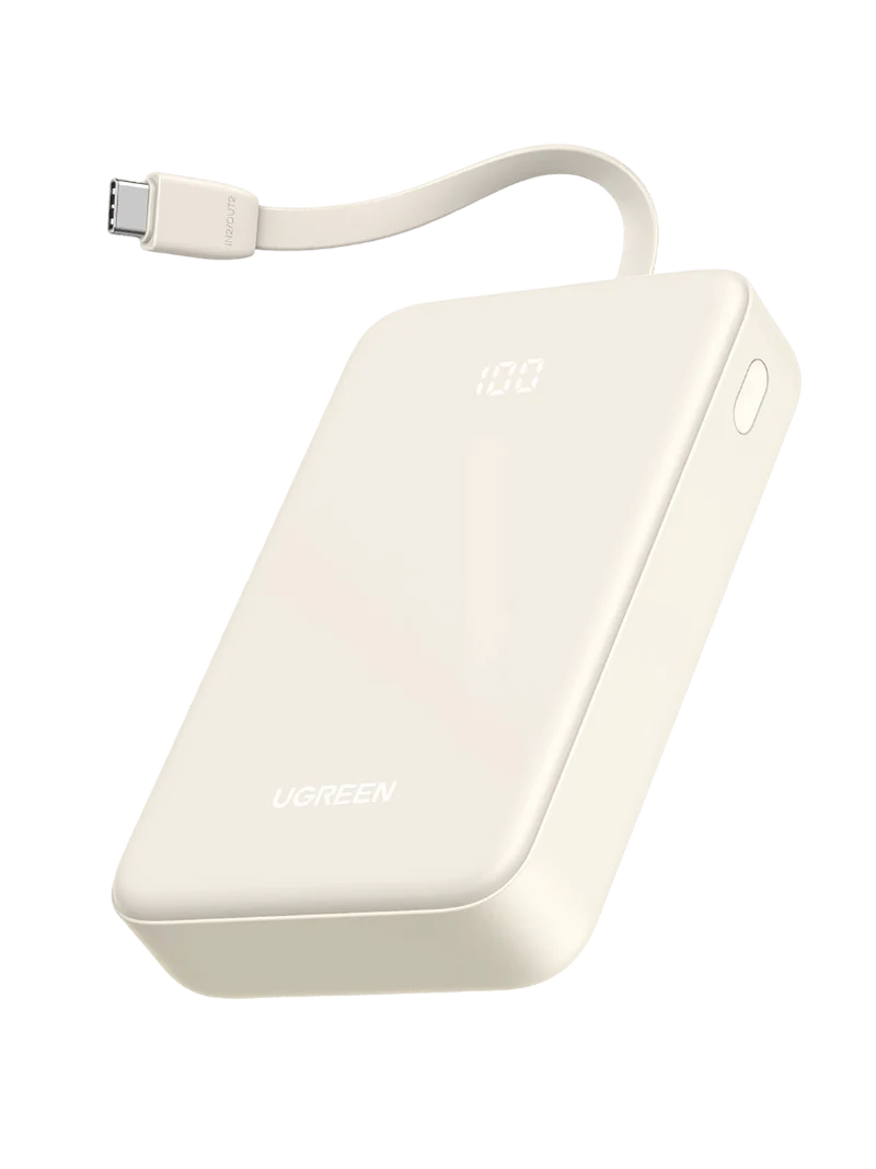 UGREEN Power Bank 20000mAh 22.5W with Built-in USB-C Cable