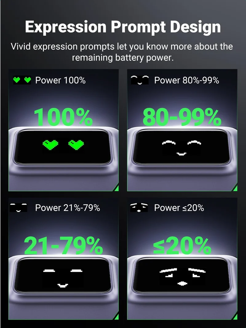 UGREEN Uno Magnetic Wireless Power Bank 5000mAh Qi 7.5W