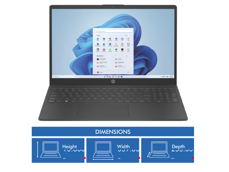 HP 15.6" Athlon 8GB 256GB Laptop