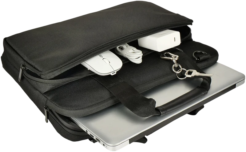 Generation Earth 14.1" Tough Laptop Briefcase (Black)