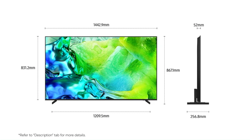 Samsung 65" QN80H NEO QLED 4K Mini LED Smart AI TV 2026