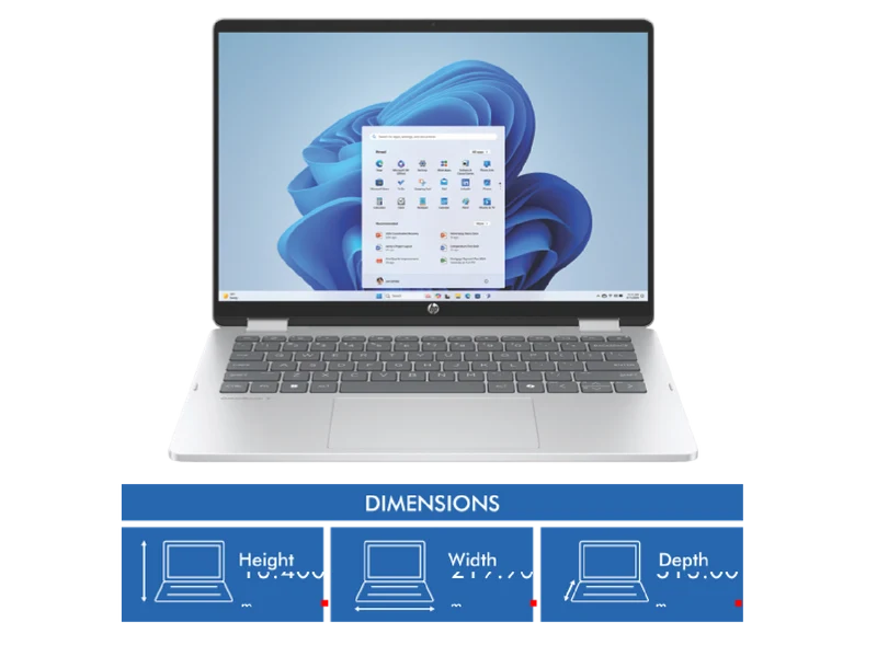HP Omnibook 5 Flip 14" Core 5 16GB 256GB Touch 2-in-1 Laptop