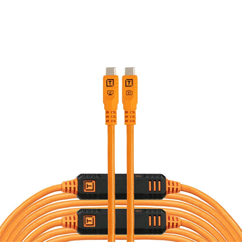 Ensemble Plaque à Serrure LeverLock & Câble Optima Droit à Droit avec Attaches de câble 31pi Orange