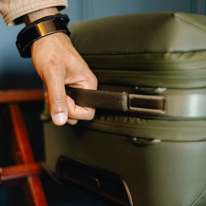 Valise à roulettes Roller Pro (Sauge)