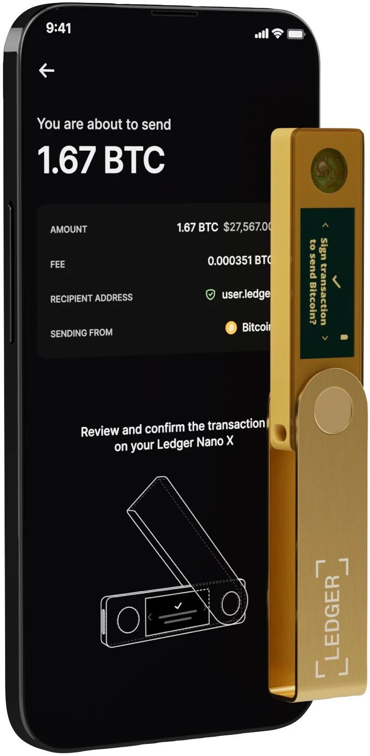 Ledger Nano X - Gold