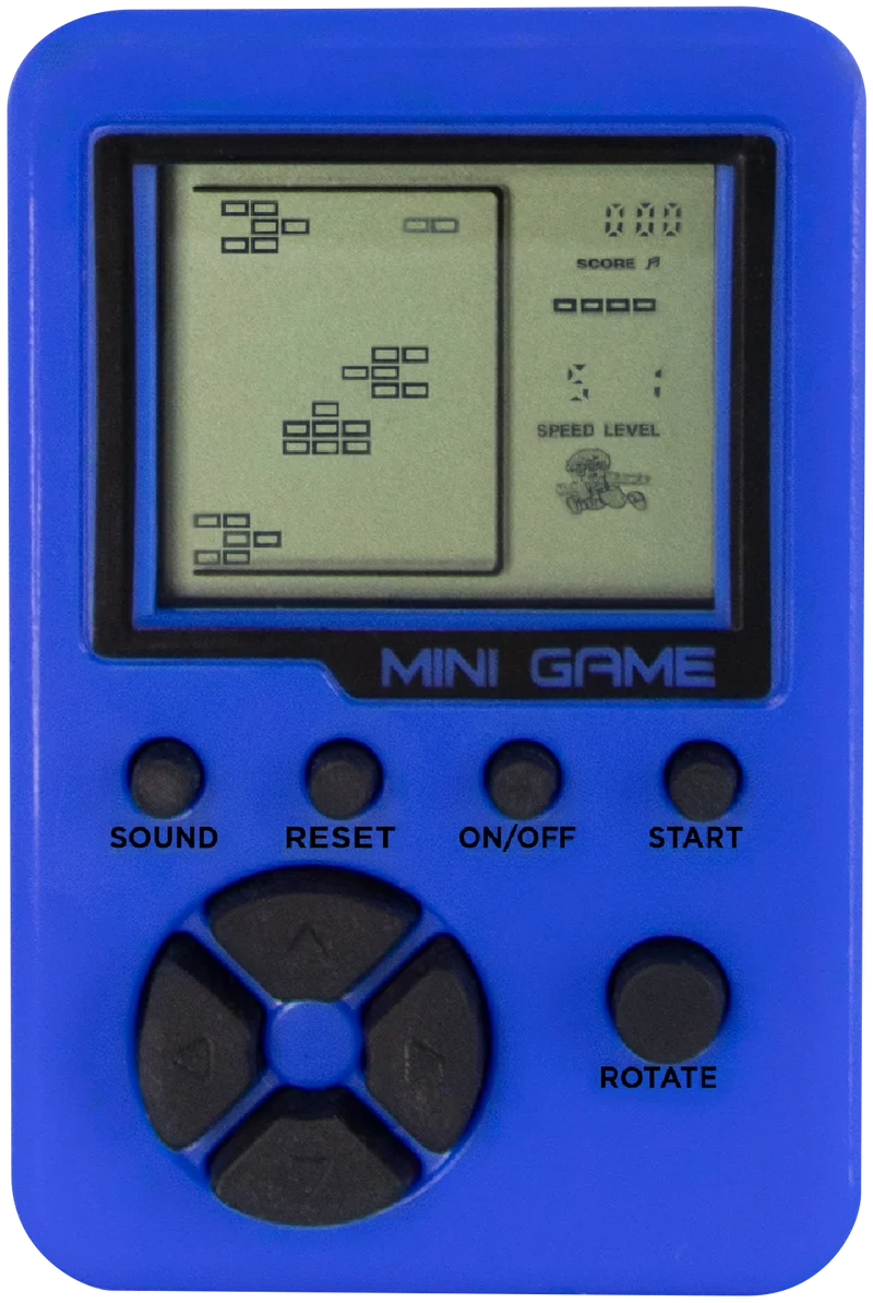 Techxtras KeyChain Game Machine (Blue)