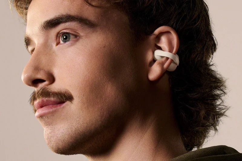 Sony LinkBuds Clip Earbuds - Greige