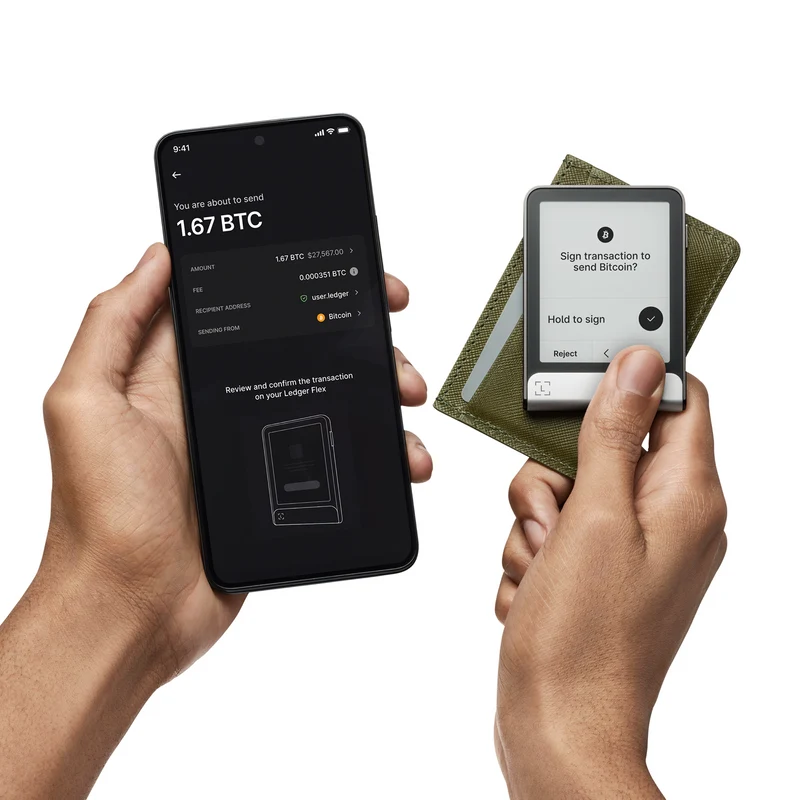 Ledger Flex Graphite + Recovery Key