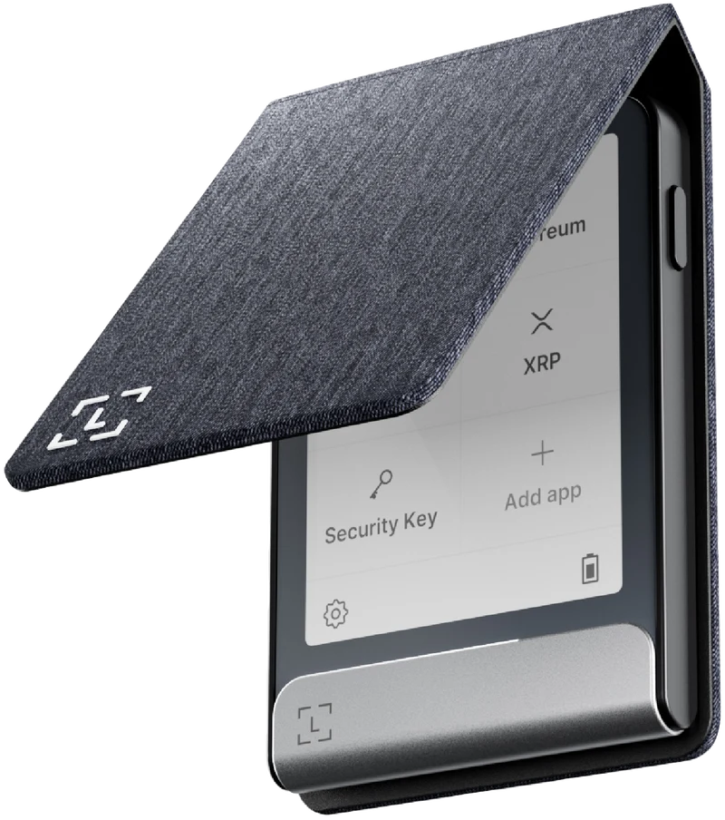 Ledger Flex - Magnet Folios Charcoal Case