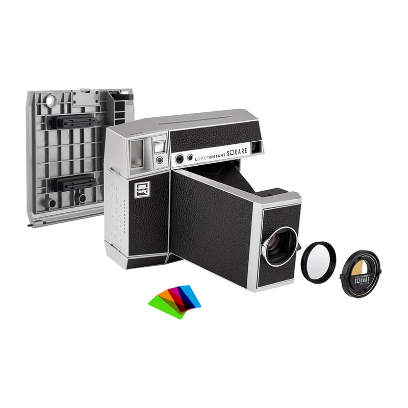 Appareil Lomo’Instant Square avec accessoires (Noir/Argent)