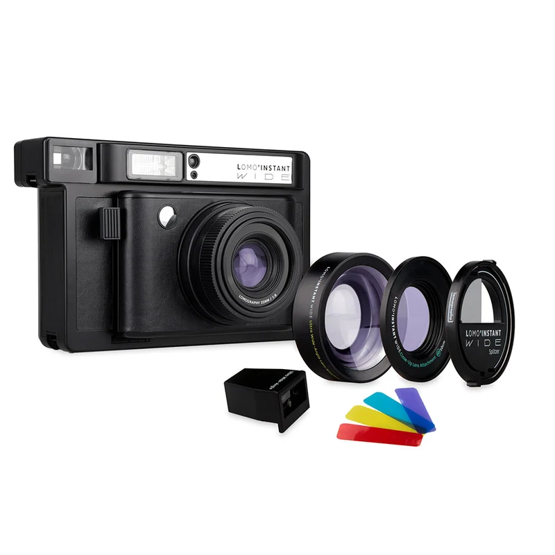 Appareil Lomo’Instant Wide avec Objectifs (Noir)