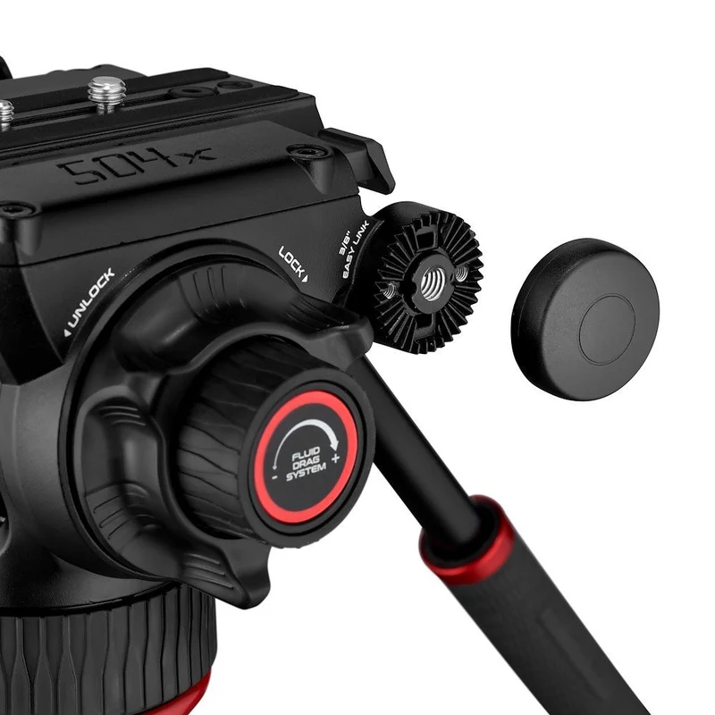 Tête Vidéo Fluide à Base Plate 504X