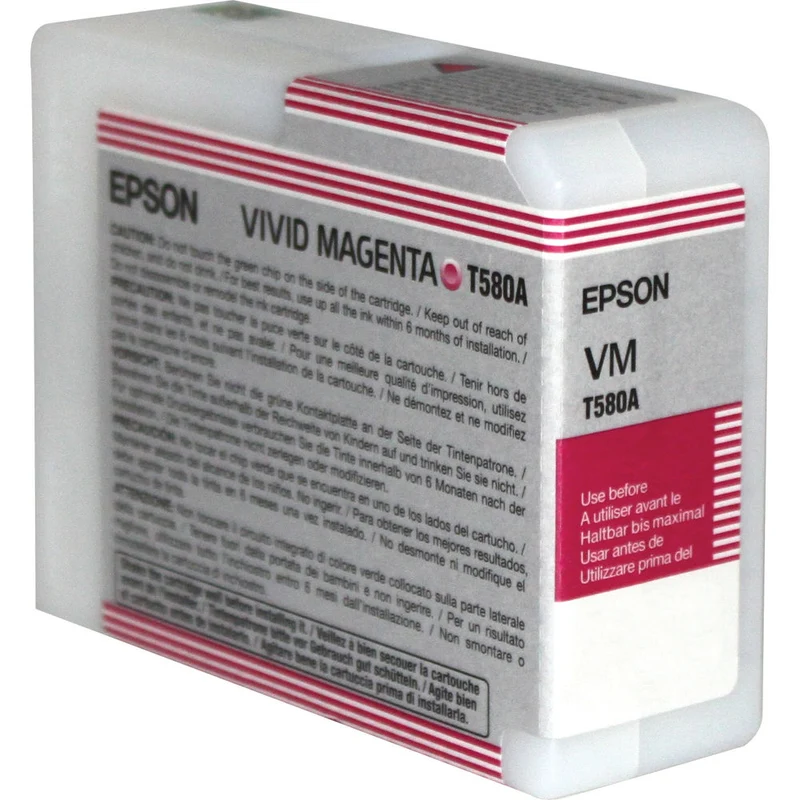 Cartouche d’Encre UltraChrome K3 T580 Magenta Vif (80 ml)