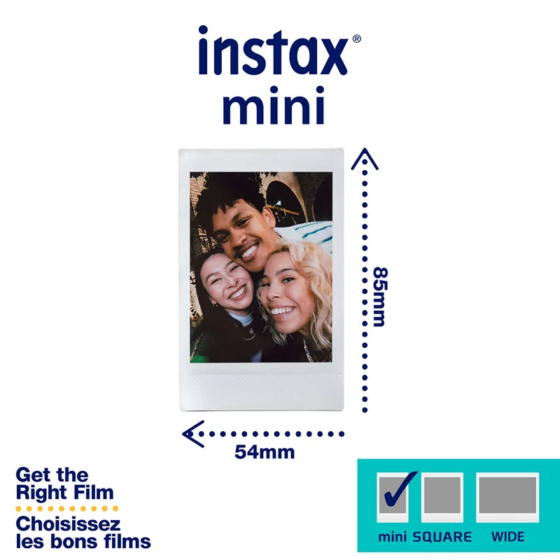 Instax Mini LiPlay hybride (Blanc Brumeux)