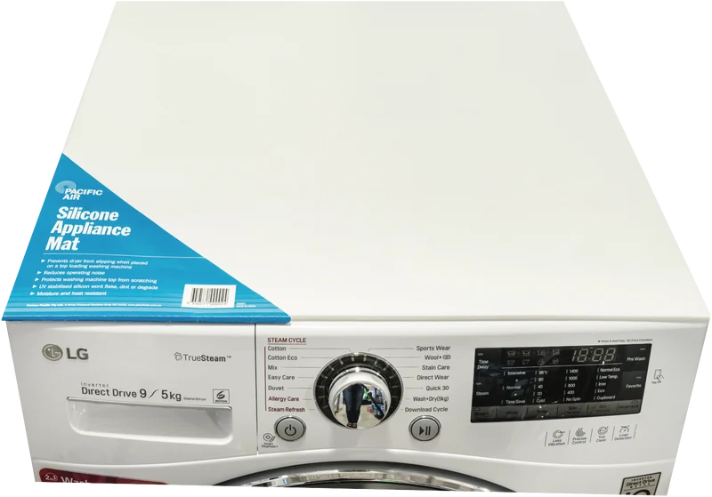Pacifica White Silicone Appliance Mat