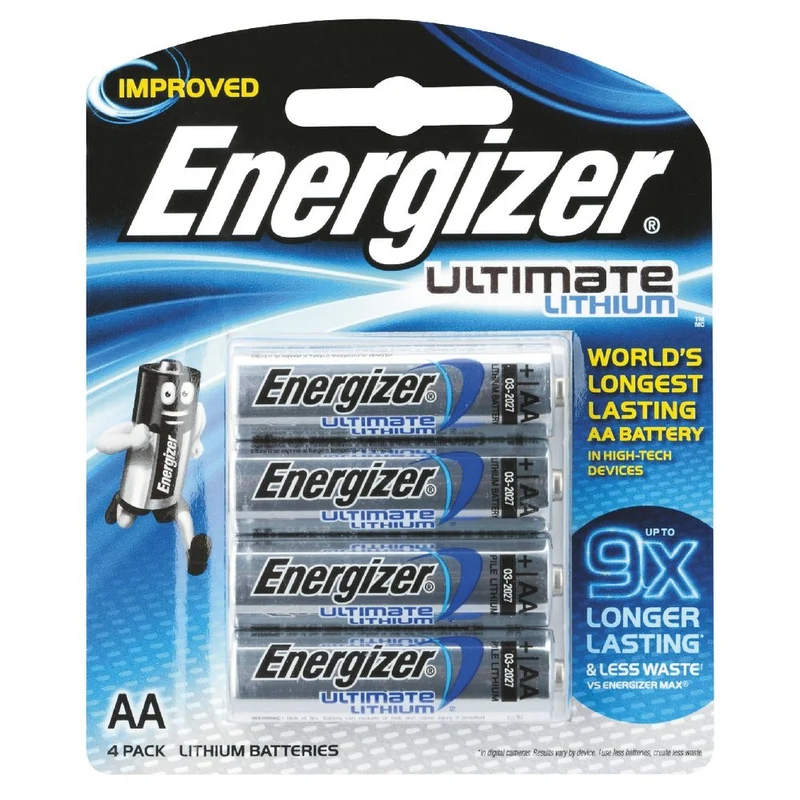 Piles Ultimate Lithium AA (4 Piles)